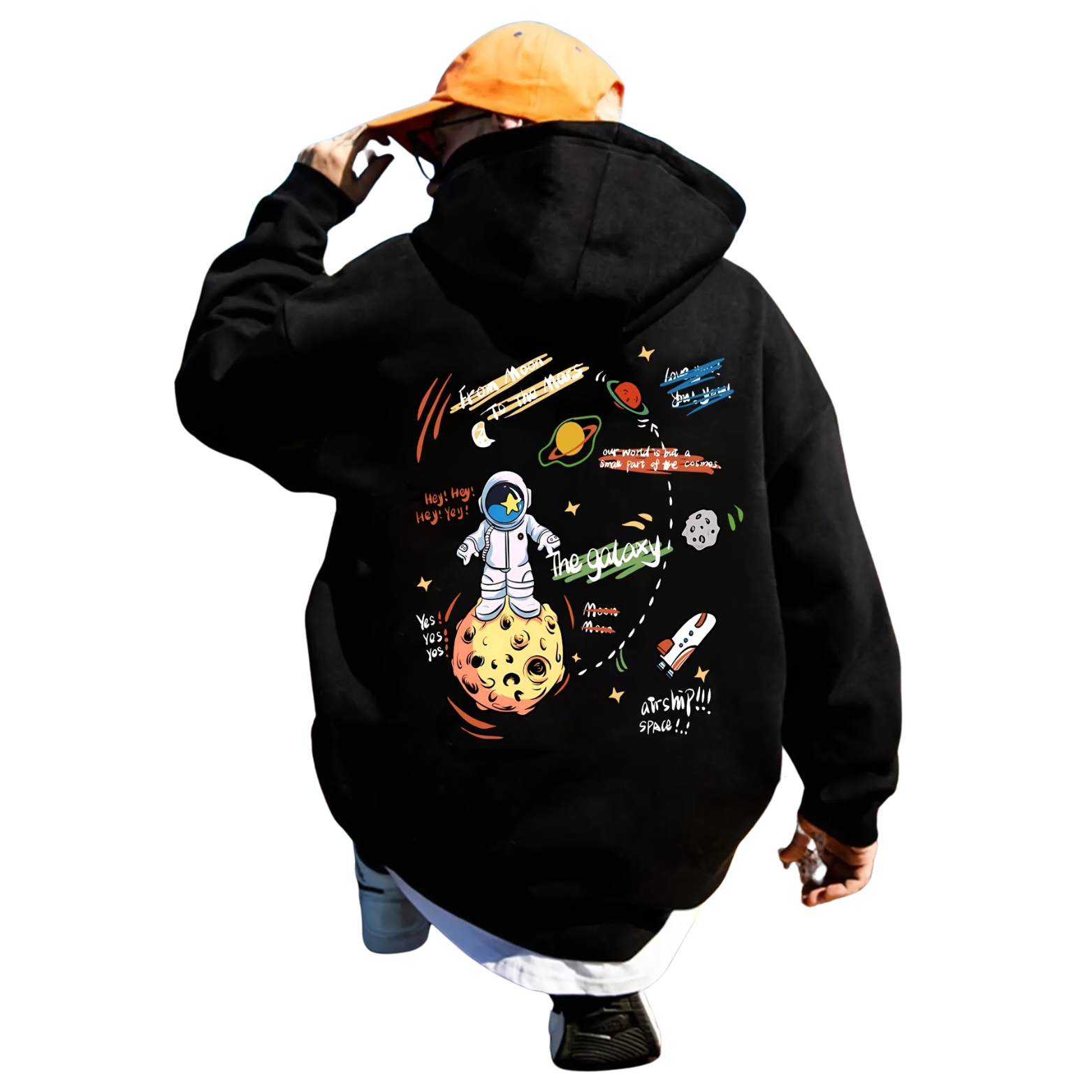 קפוצ'ון אוברסייז שחור אסטרונאוט