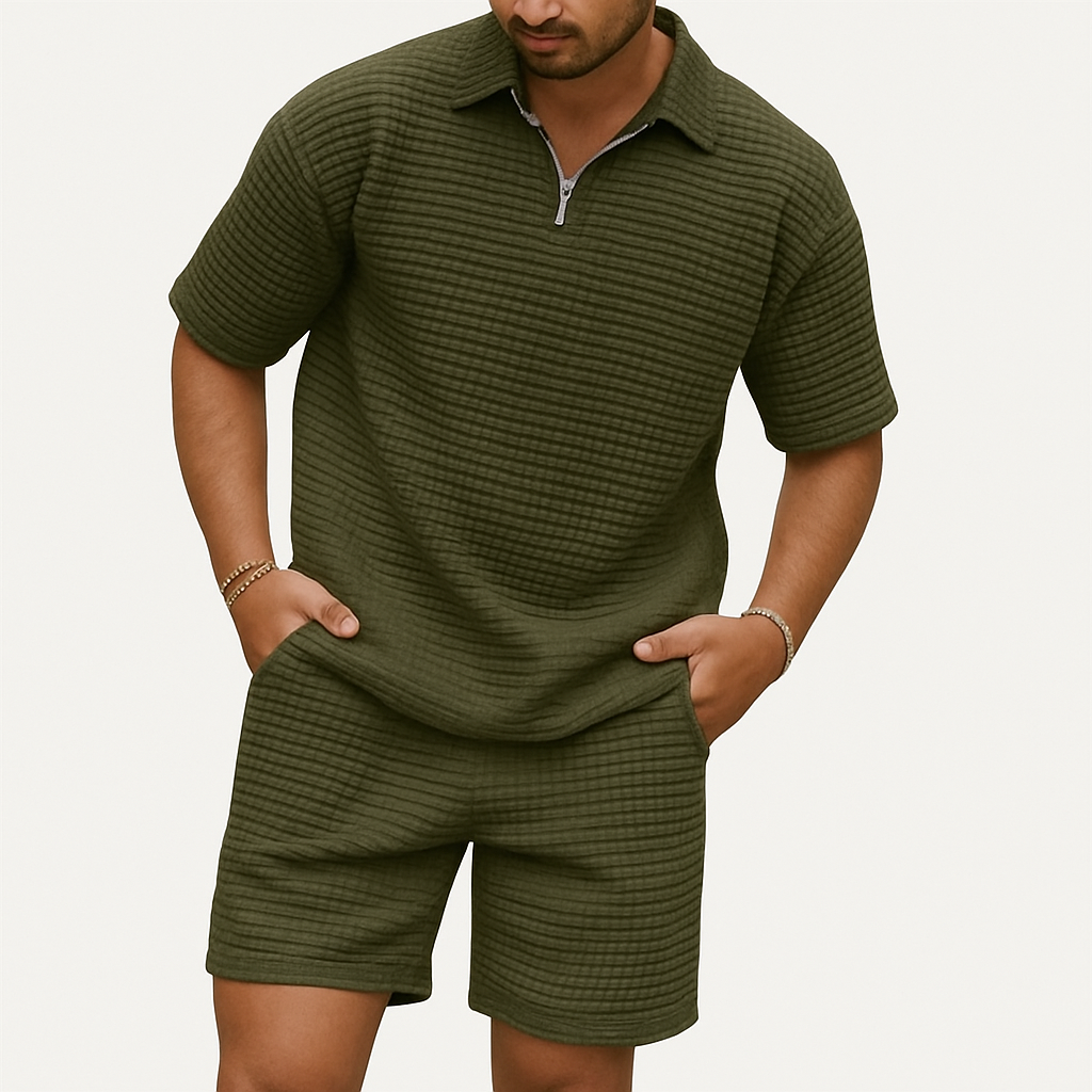 חליפת מודיי ירוק זית