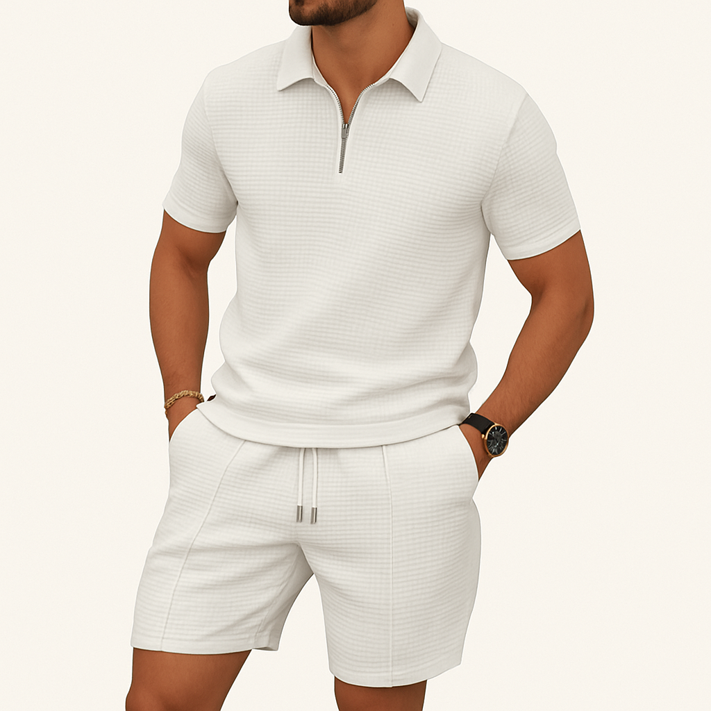 חליפה אלגנטית ליאון לבן