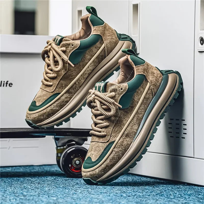 נעלי ספורט לגברים, נעלי ספורט ופנאי, אופנתיות, נוחות לשימוש חיצוני, נעליים נוחות, מונע החלקה, עמידות בפני שחיקה, חדש - GUTTE