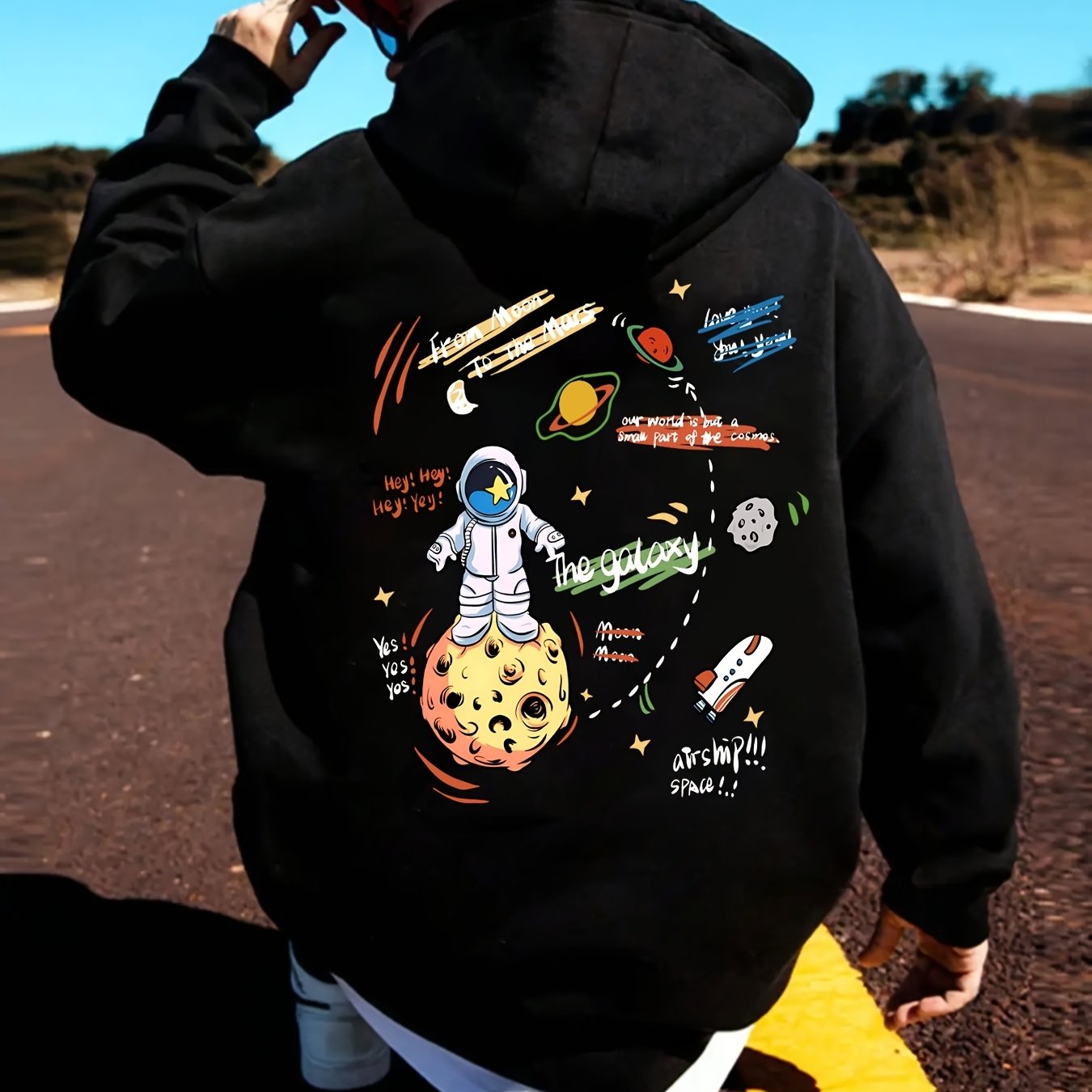 קפוצ'ון אוברסייז שחור אסטרונאוט