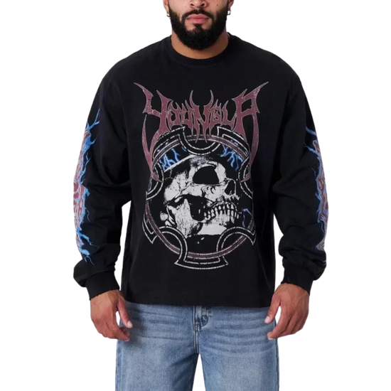 חולצת סטריט גולגולת