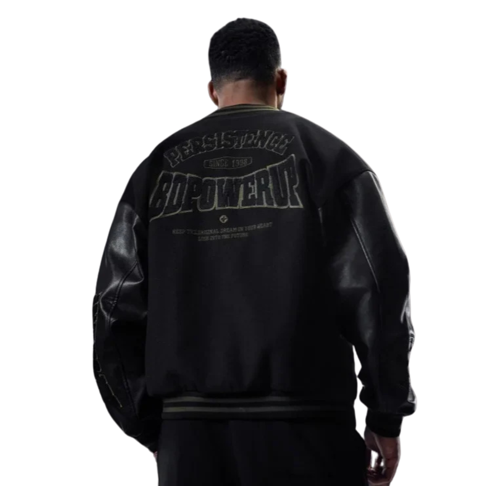 ג׳קט בייסבול וינטג' רקמה אמריקאית קלאסית