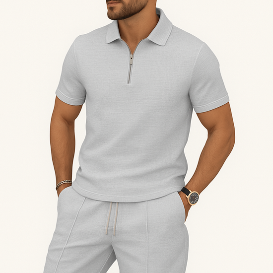 חליפה אלגנטית ליאון אפורה