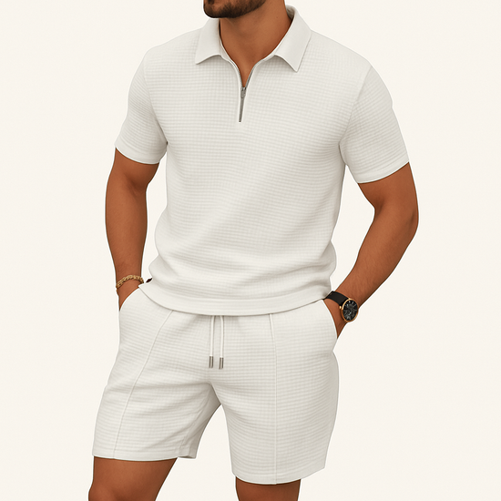 חליפה אלגנטית ליאון לבנה