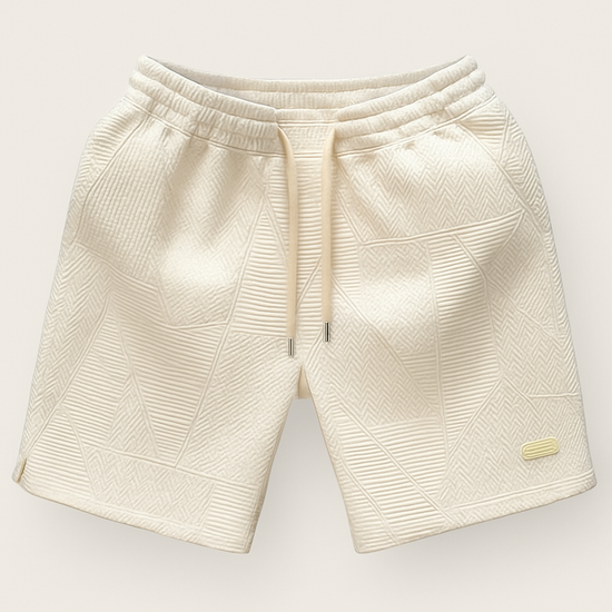 שורט אלגנט קיץ לגבר לבן