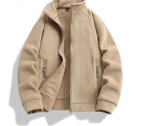 מעיל חורף חדש אופנתי מעיל פליז עבה ועמיד בפני רוח