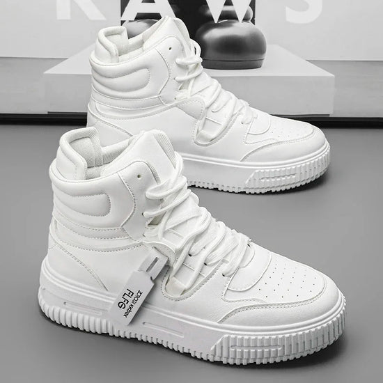 נעלי ספורט מזדמנים גבוהות לגברים נעלי ספורט לנשימה סקייטבורד נעליים לגברים ספורט ופנאי עמידות בפני שחיקה החלקה כל התאמה חדש